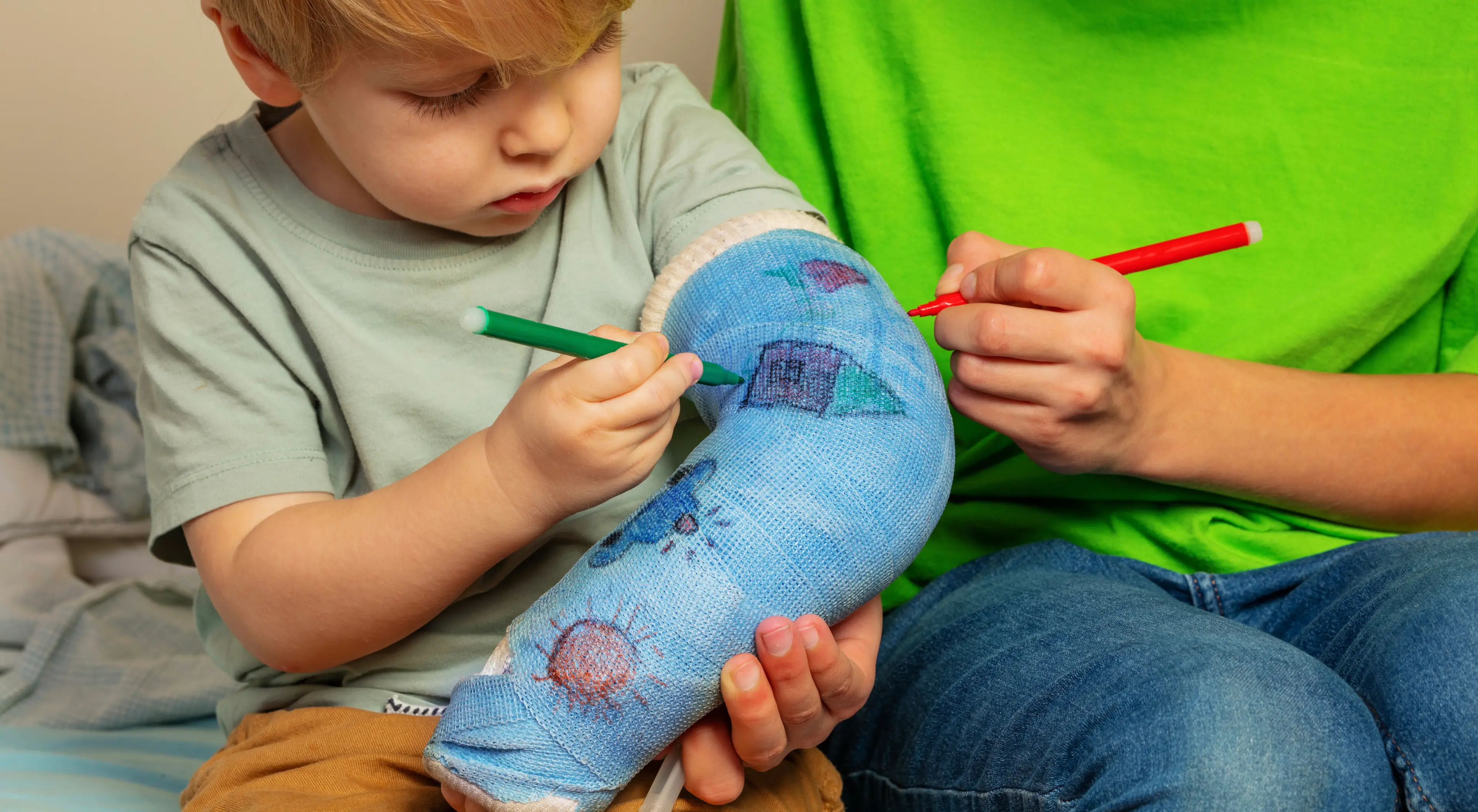 Breaking a bone as a kid is a lot easier than when you're an adult (Getty Stock Image)