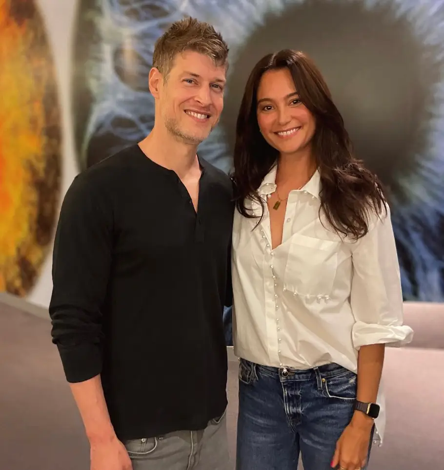 Emma Heming Willis with filmmaker Max Lugavere.