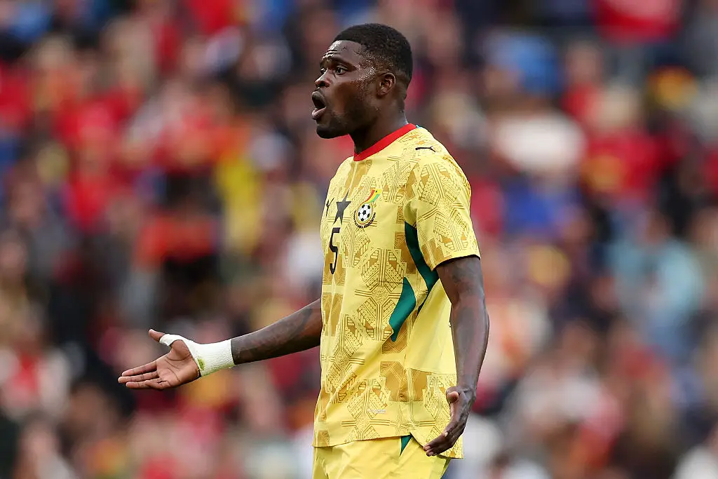 Thomas Partey is not allowed into Canada, so he won't be available for Ghana's first game (Ryan Hiscott/Getty Images)