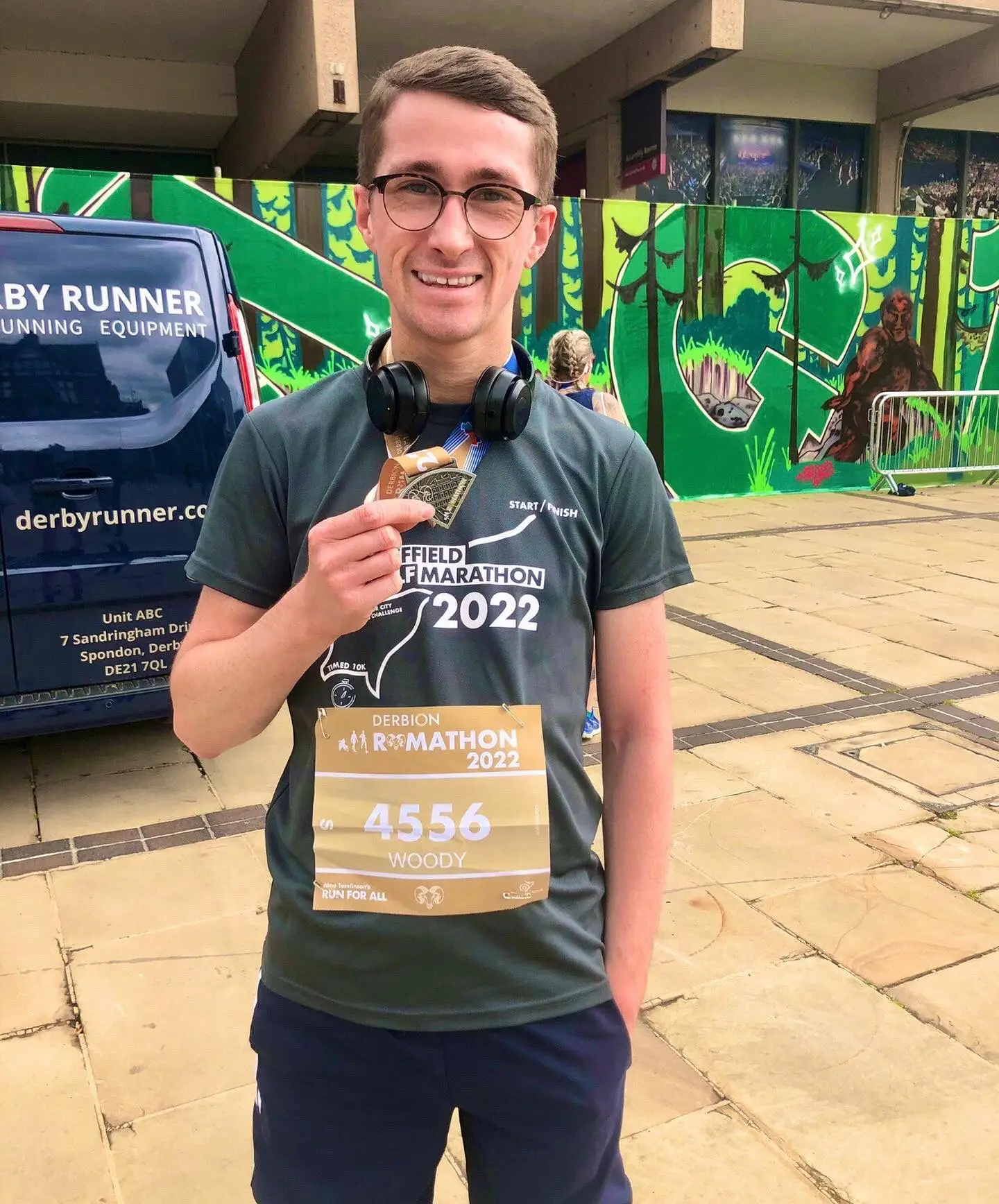 He said the idea of being locked down at home with nothing to do led him to take up running so he wouldn't go back to gambling.