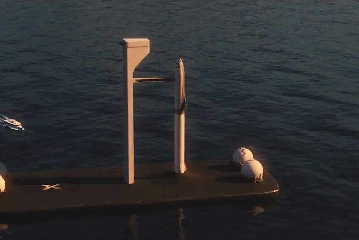 Elon Musk's SpaceX says the rocket will be capable of flying anywhere on earth in under an hour (SpaceX)