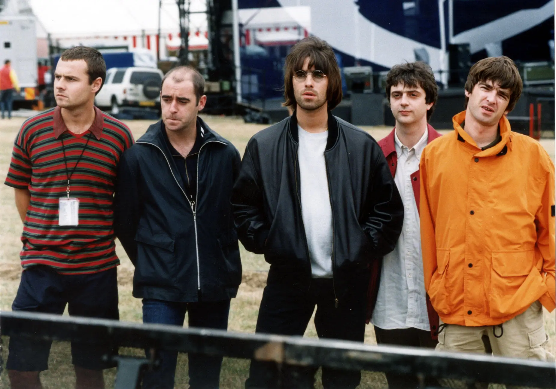 Oasis before their iconic Knebworth gigs (Alamy/PA)