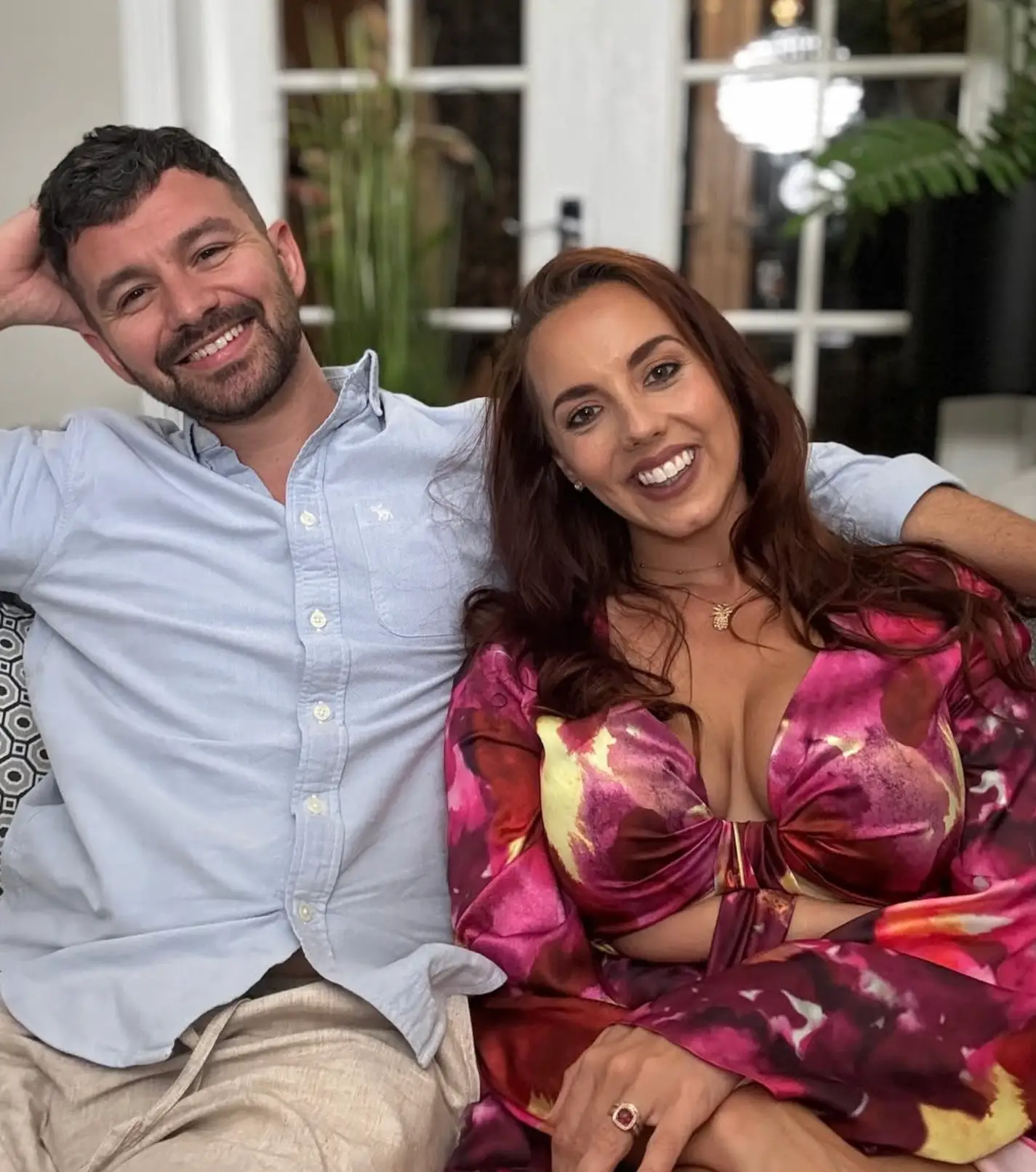 Gage and Olivia said they experienced an 'explosion of love' for each other after their first swinging experience (Instagram/@vista.wife)