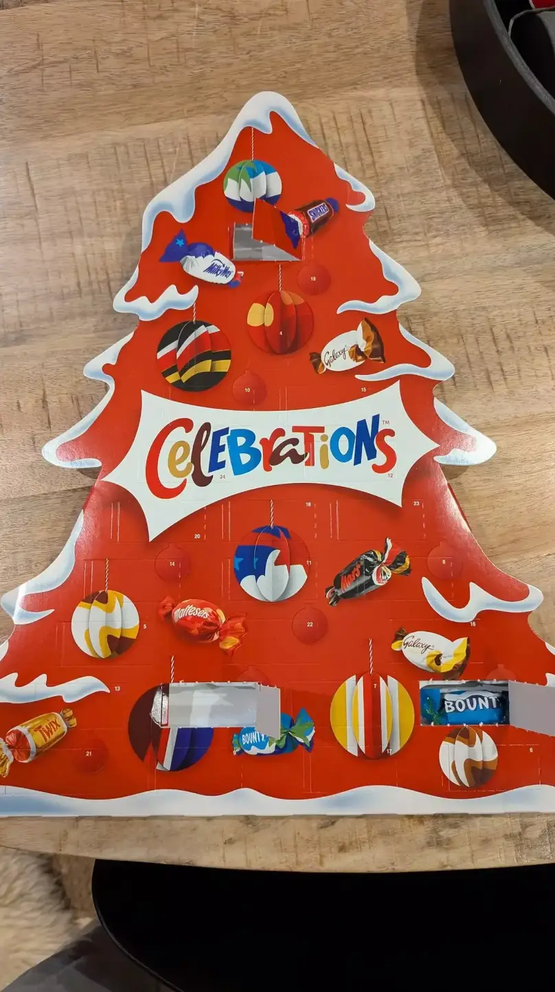 All I want for Christmas is a 25th chocolate bar to open (X/FactrMap)