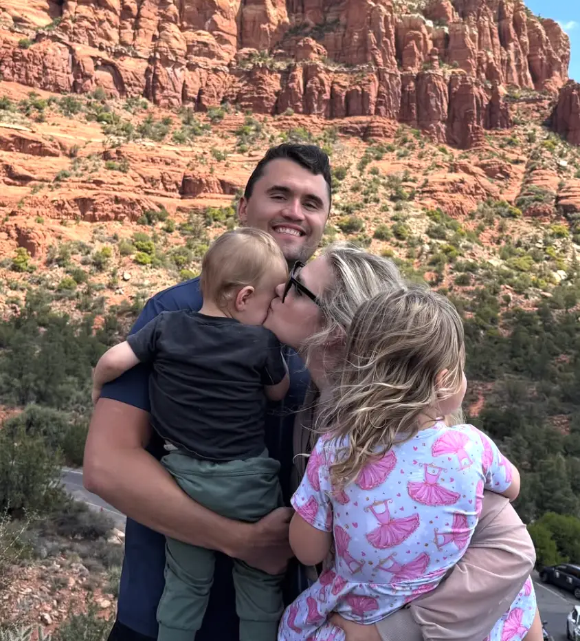 Charlie Kirk was a dad of two (Instagram/@mrserikakirk)