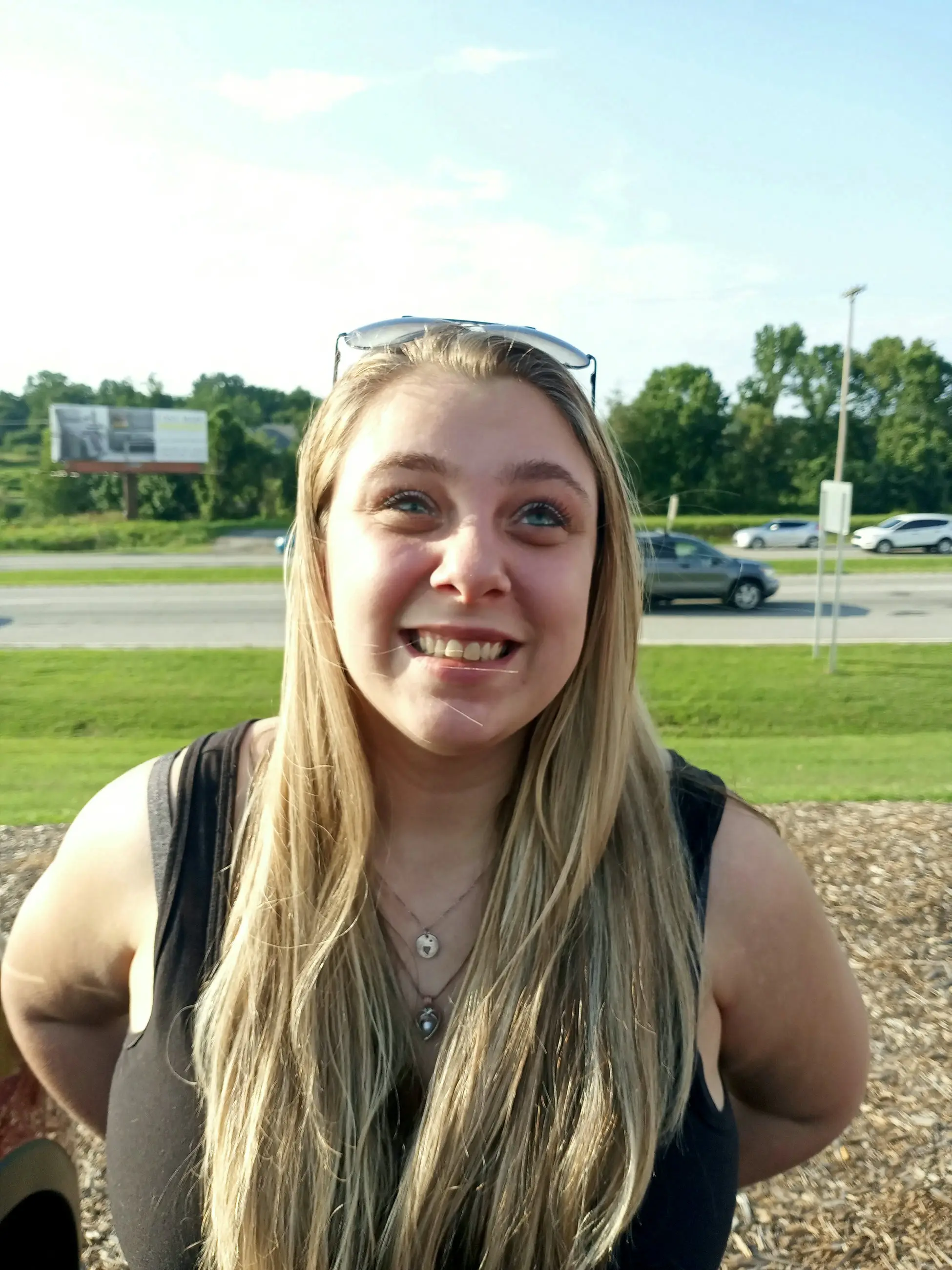 Kaylee Muthart tore out her own eyes while on drugs in 2018. (SWNS)