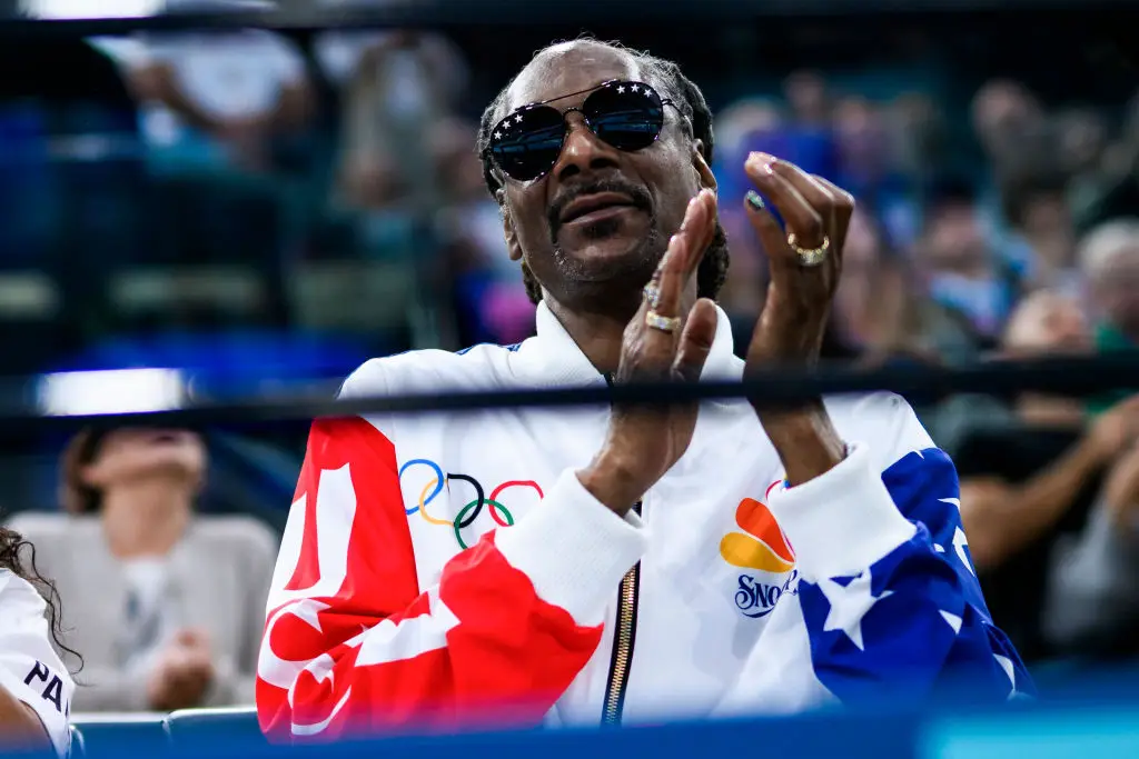 Snoop was loving it. (Tom Weller/VOIGT/GettyImages)