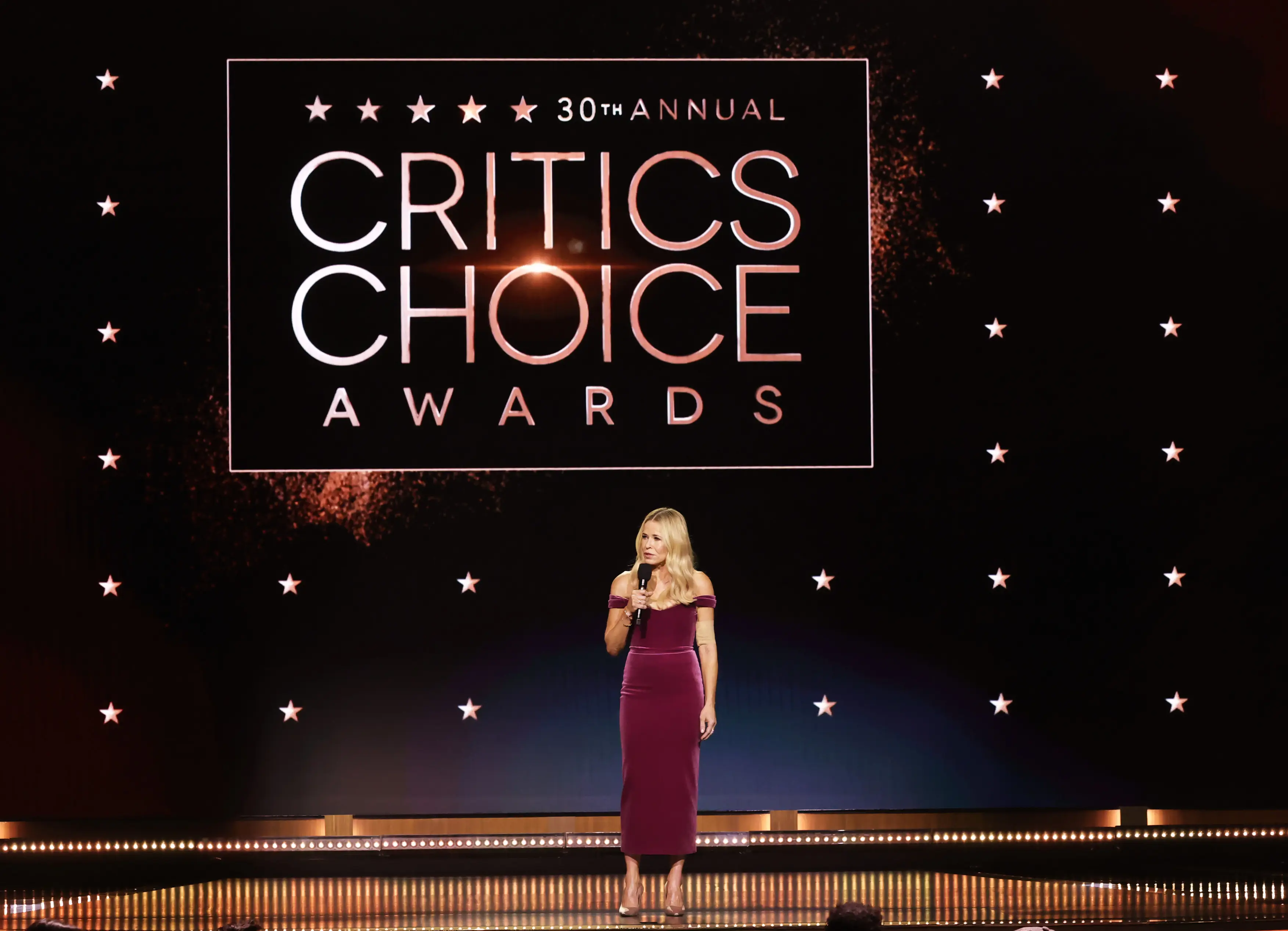 The Critics Choice Awards host joked that we weren't getting a sequel to It Ends With Us (Kevin Winter/Getty Images for Critics Choice Association)