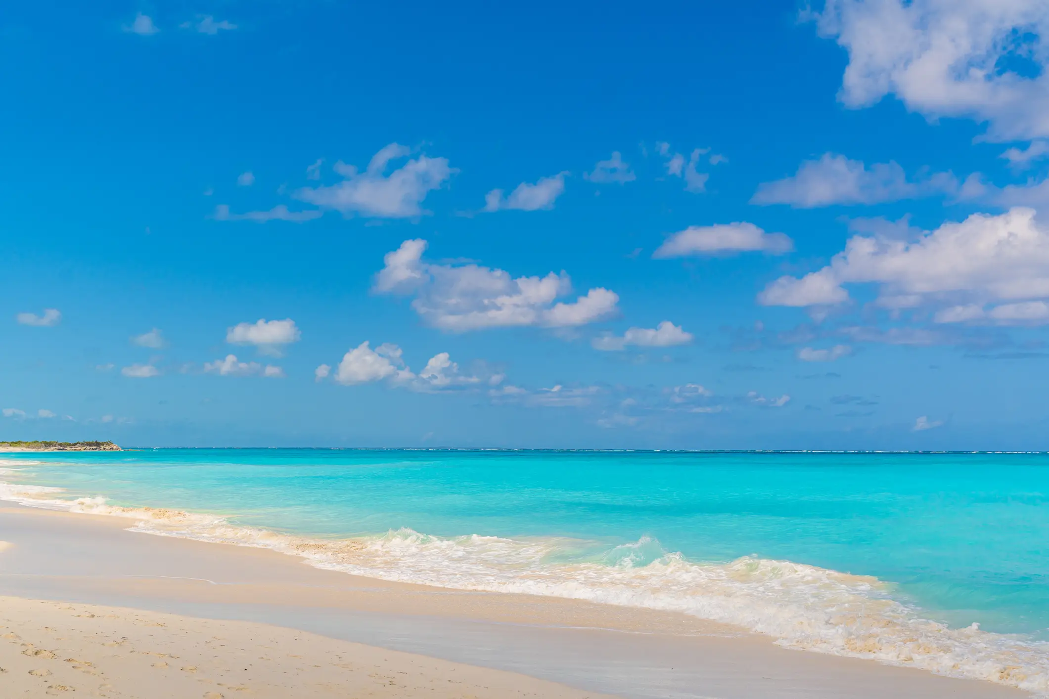 The attack happened on the pristine beaches of the Turks and Caicos islands (Getty Stock Images)