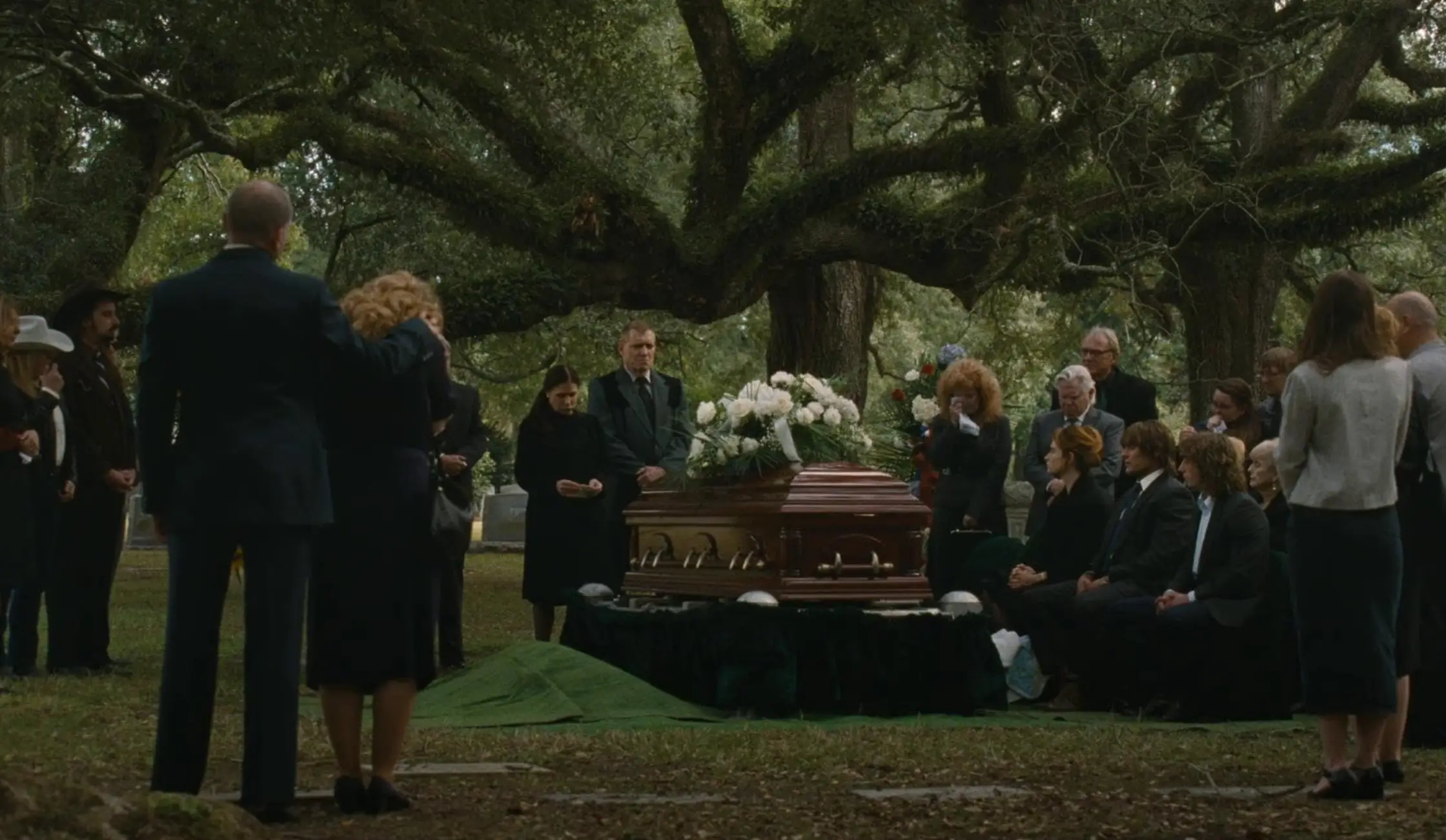 Durkin decided there was one too many funerals in the film (A24)