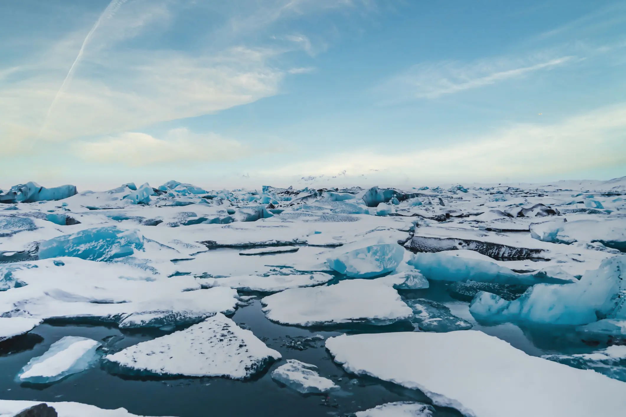 The melting ice caps are also a huge problem for planet Earth (Getty Stock)