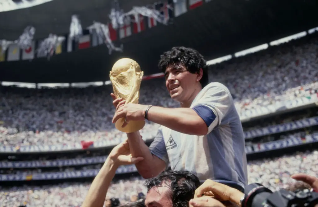 Maradona won the World Cup in 1986 (Bongarts/Getty Images)