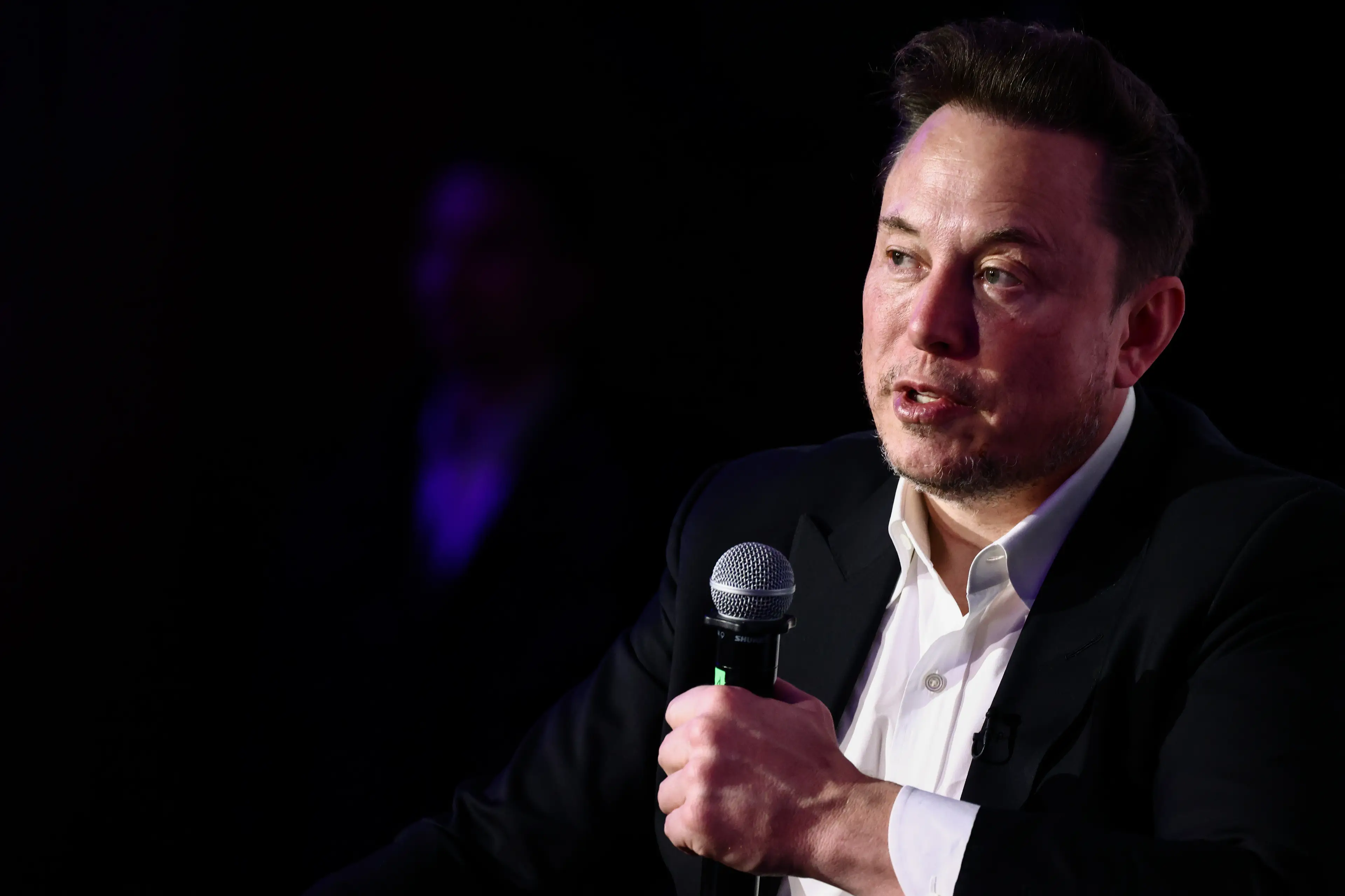 Musk's biography claims that his father told him about the second child with his former stepdaughter on Father's Day (Beata Zawrzel/NurPhoto via Getty Images)