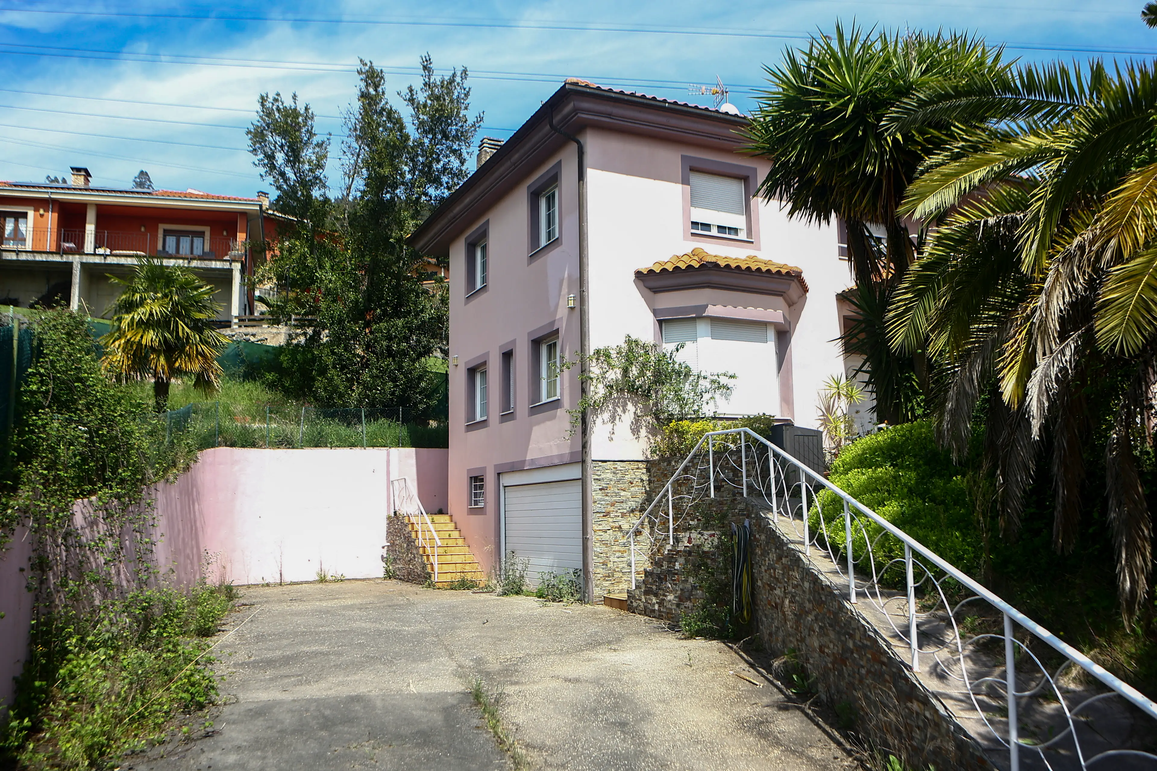 The property in northern Spain was described as a 'house of horrors' by police (PABLO LORENZANA/AFP via Getty Images)