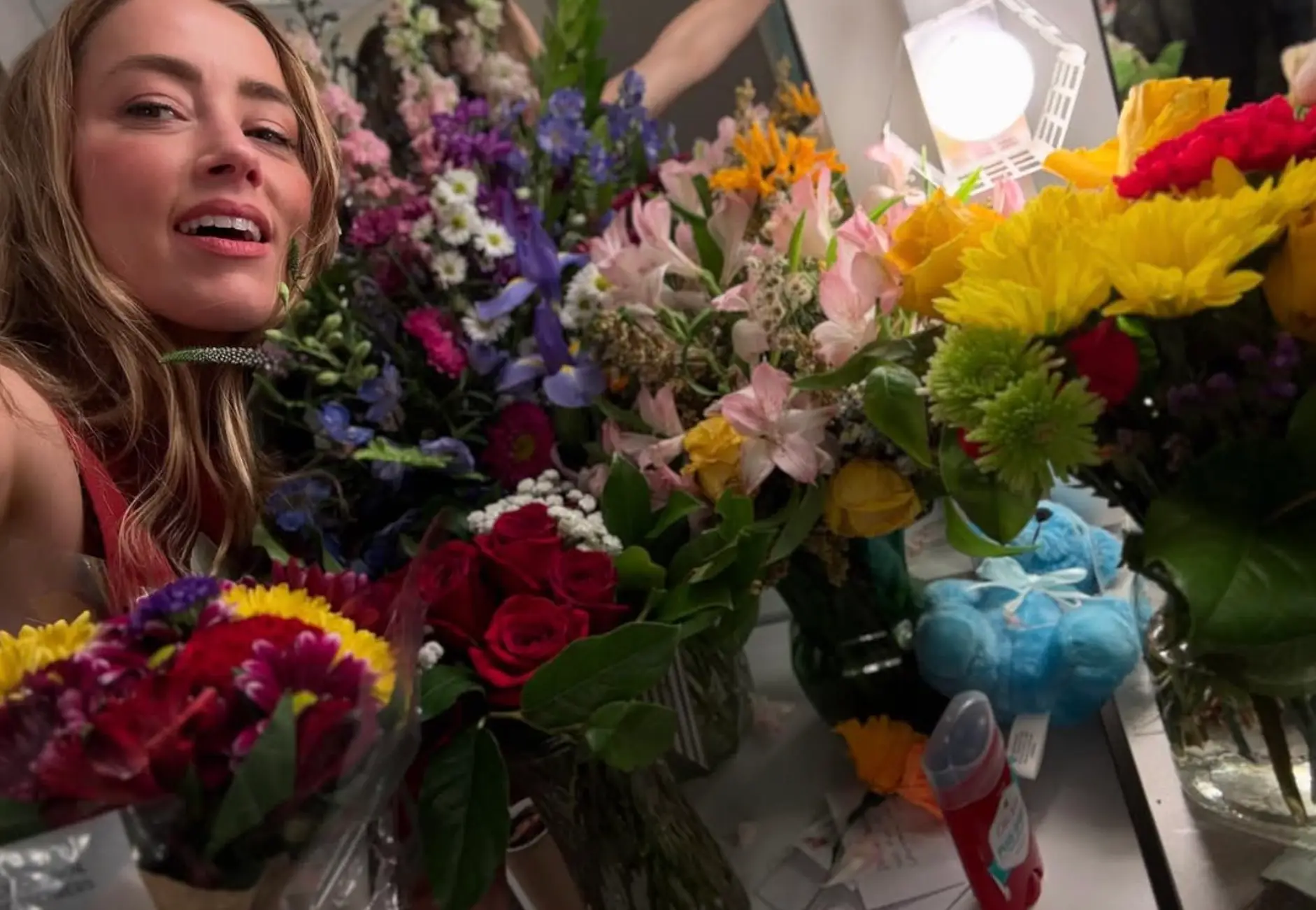 The 39-year-old thanked fans for their support in a social media post (Instagram/@amberheard)