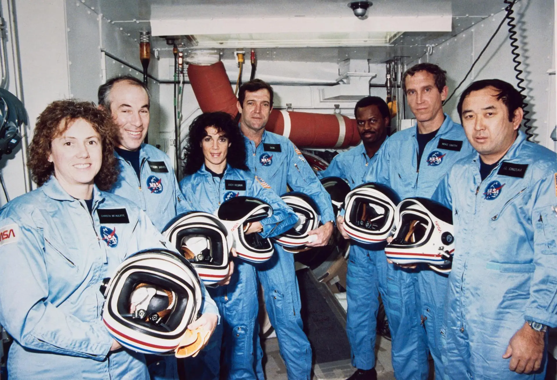 The crew were only in the air for 73 seconds. (NASA)