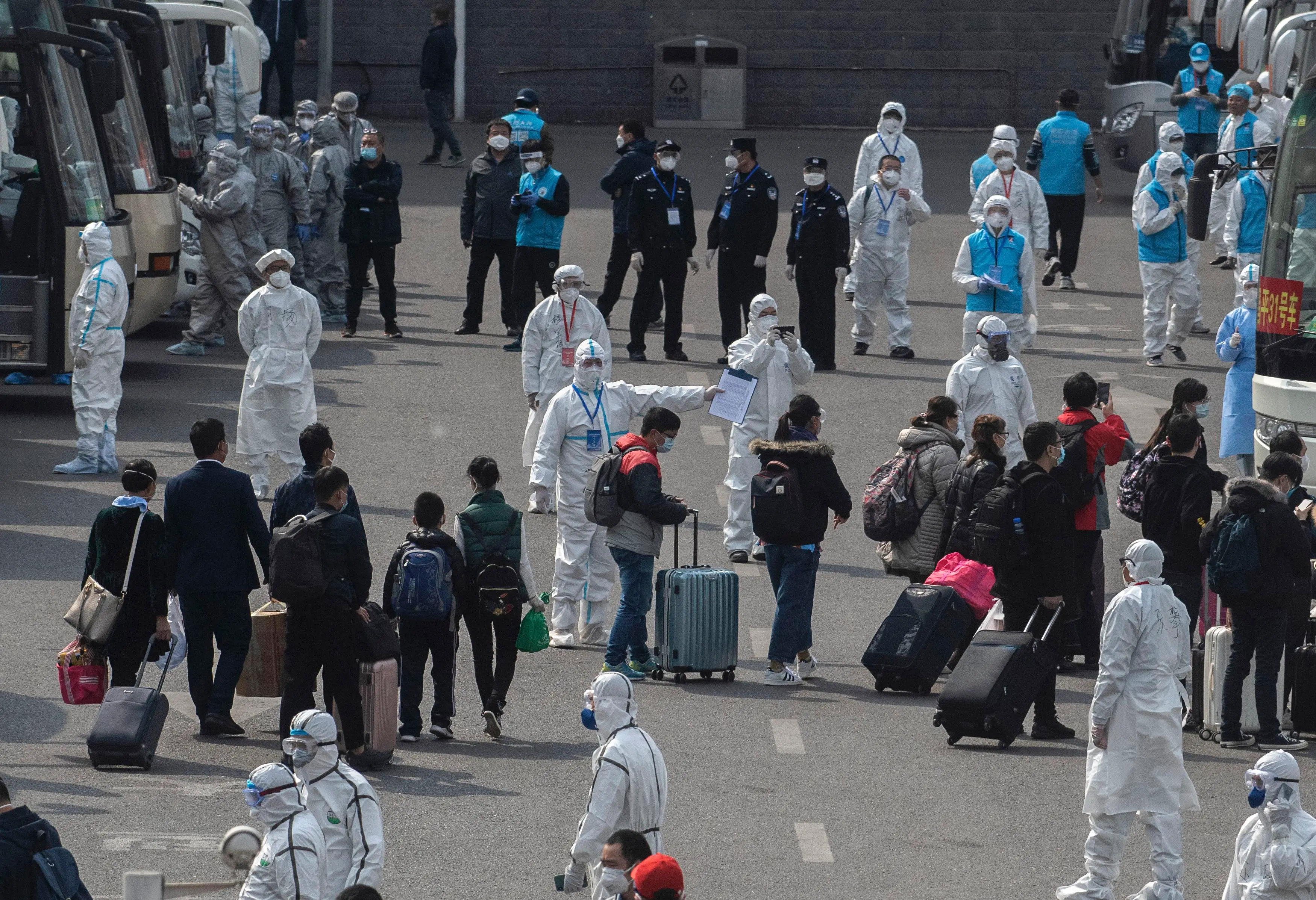 The first cases of Covid-19 were detected in China (Kevin Frayer/Getty Images)