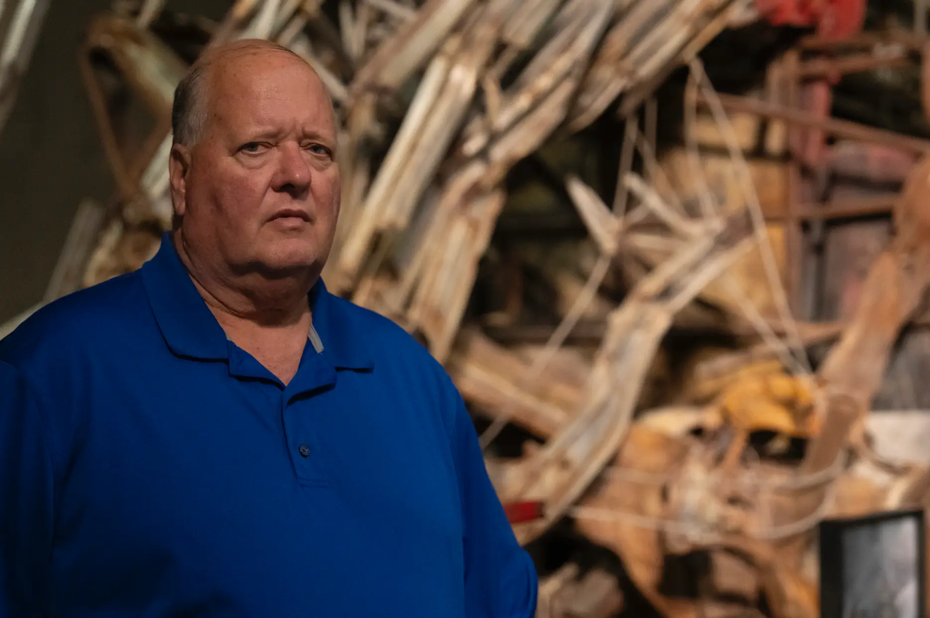 Bill now gives talks to students at the 911 Memorial Museum (National Geographic/Virginia Sherwood)
