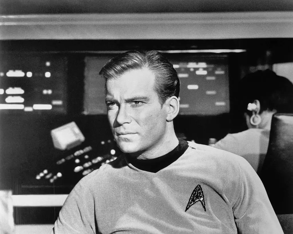 William Shatner as Captain James Kirk (Getty)