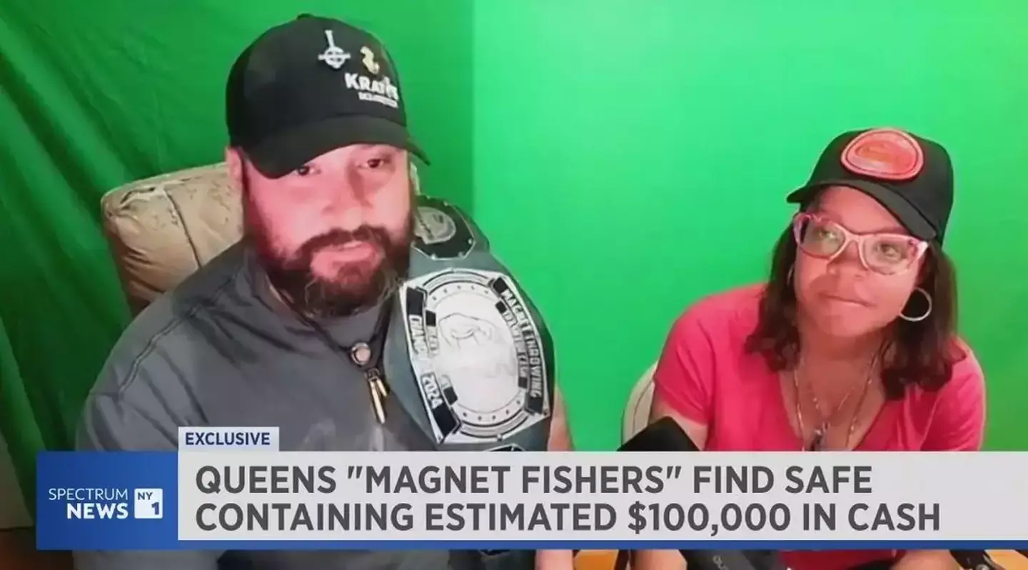 James Kane and Barbie Agostini love treasure hunting. (NY1)