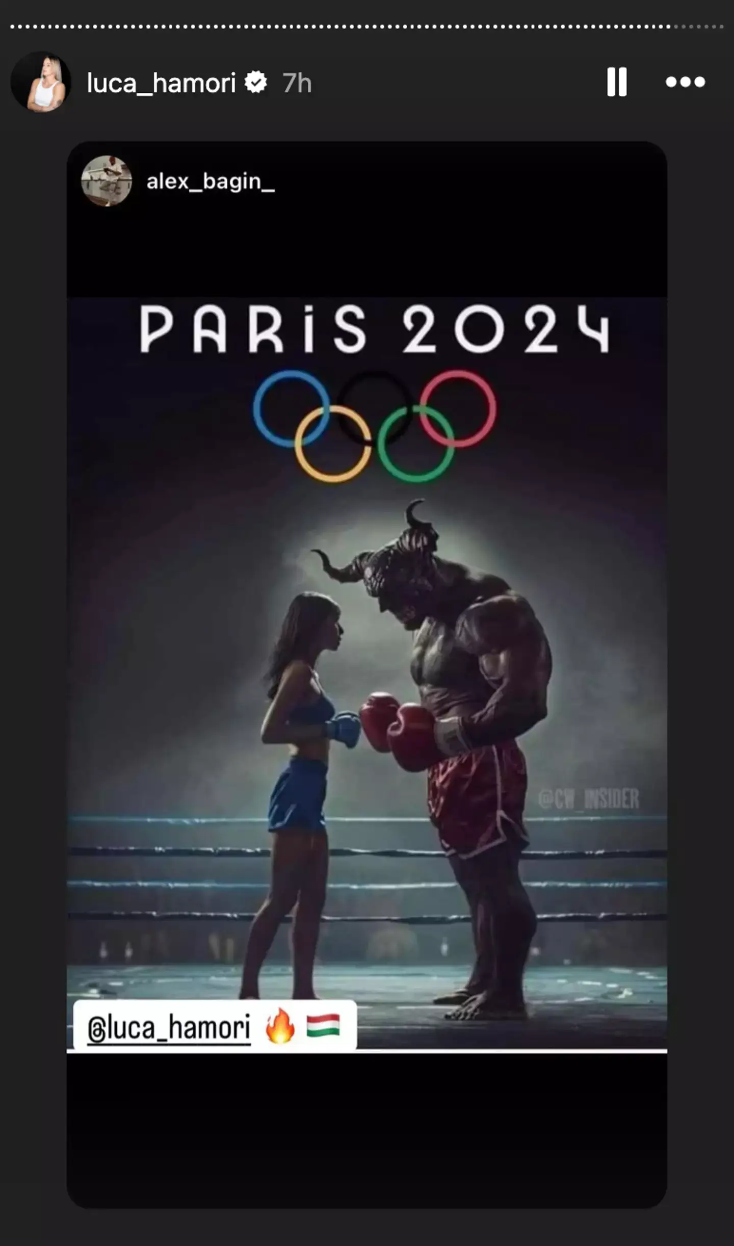 The most has received backlash online. (Instagram/ @luca_hamori)