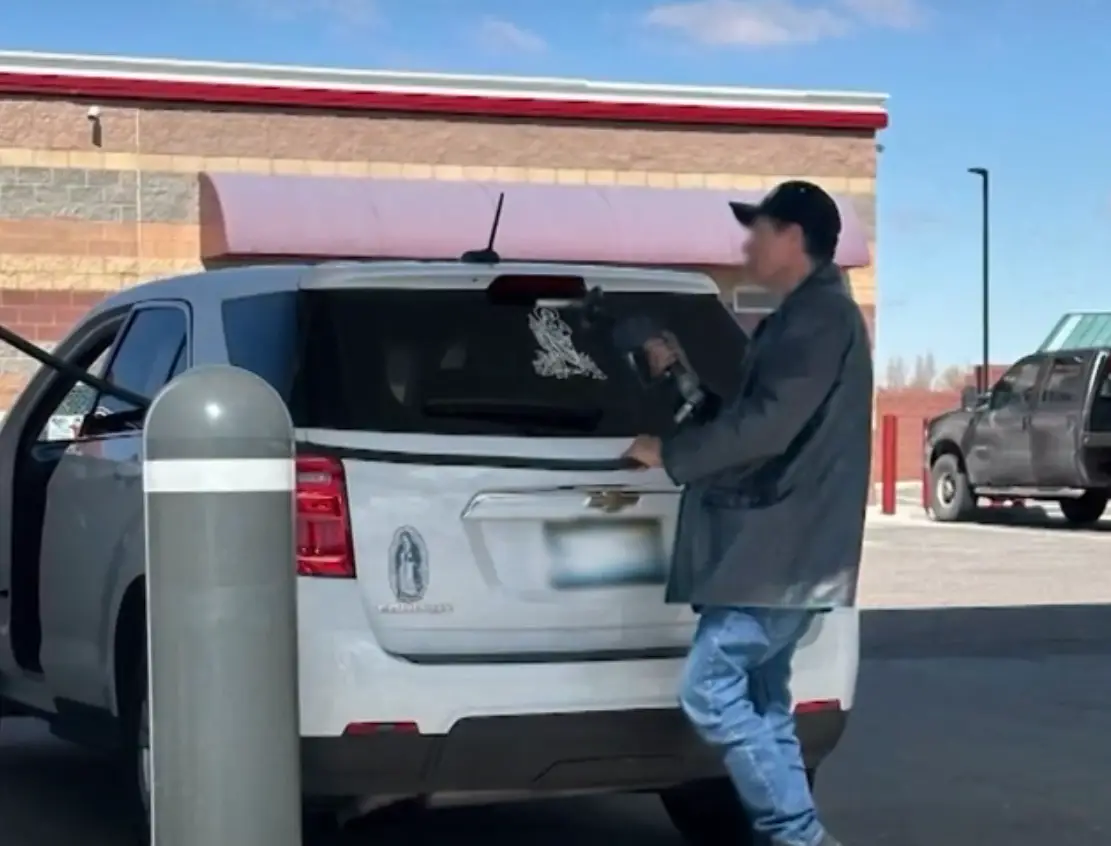 The man was arrested, and at first gave a fake ID (KSL)