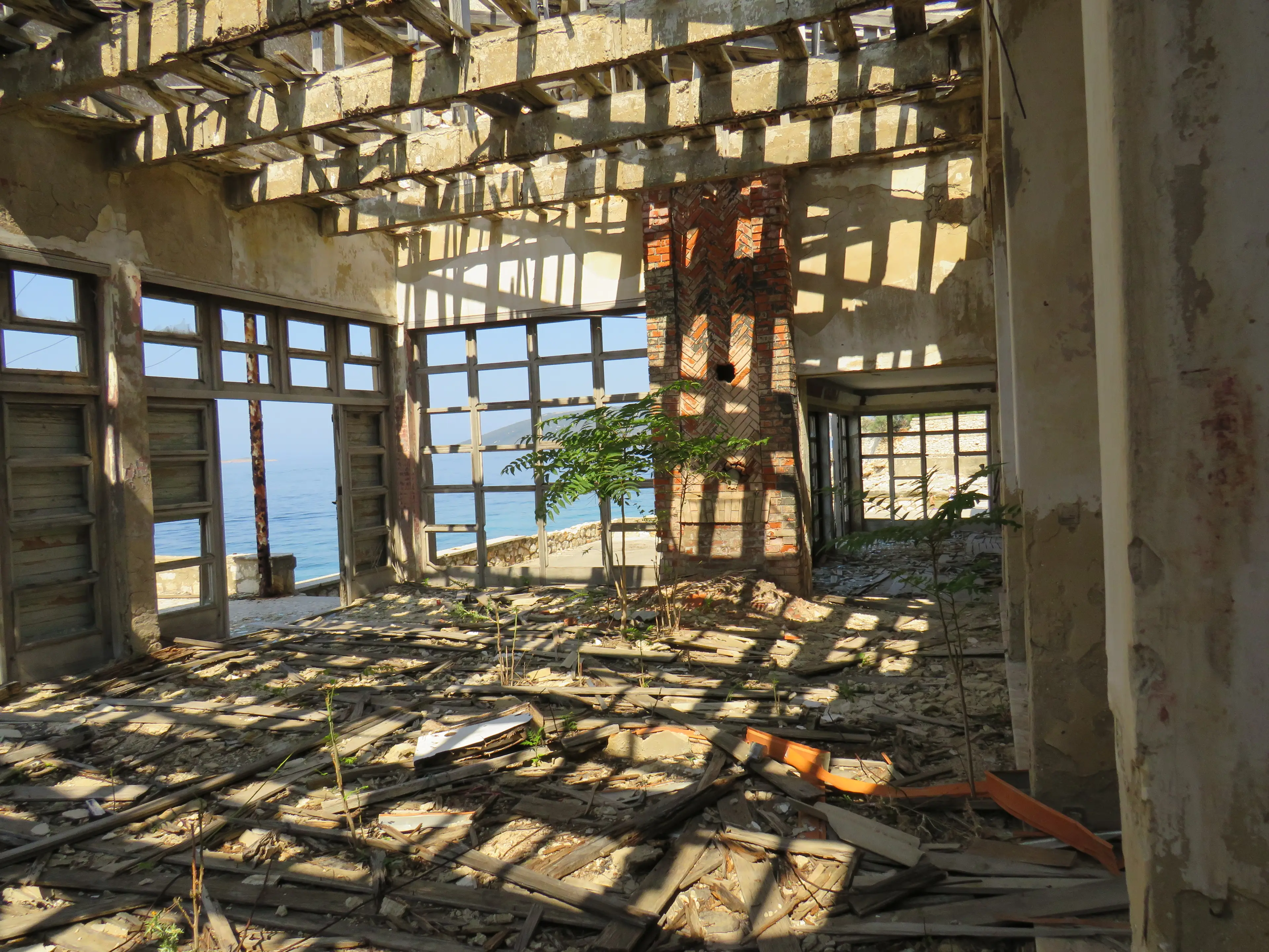 The former prison cells of inmates are still there for tourists to visit.
