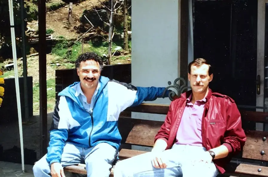 Steve Murphy and his partner Javier Peña's efforts to bring the drug lord down inspired the Netflix hit series, Narcos (Supplied)