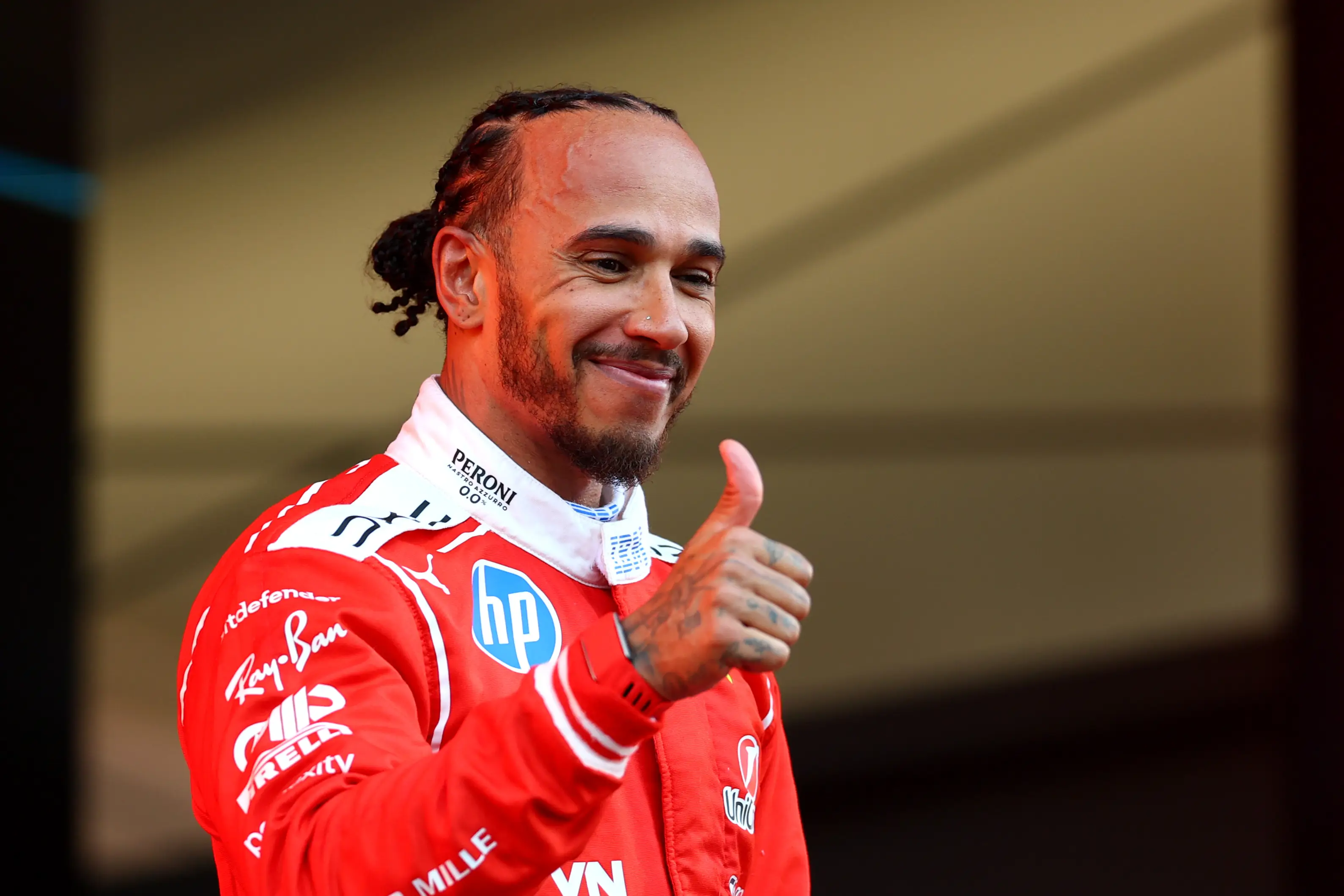 Hamilton scored a P2 at the event (Bryn Lennon - Formula 1/Formula 1 via Getty Images)