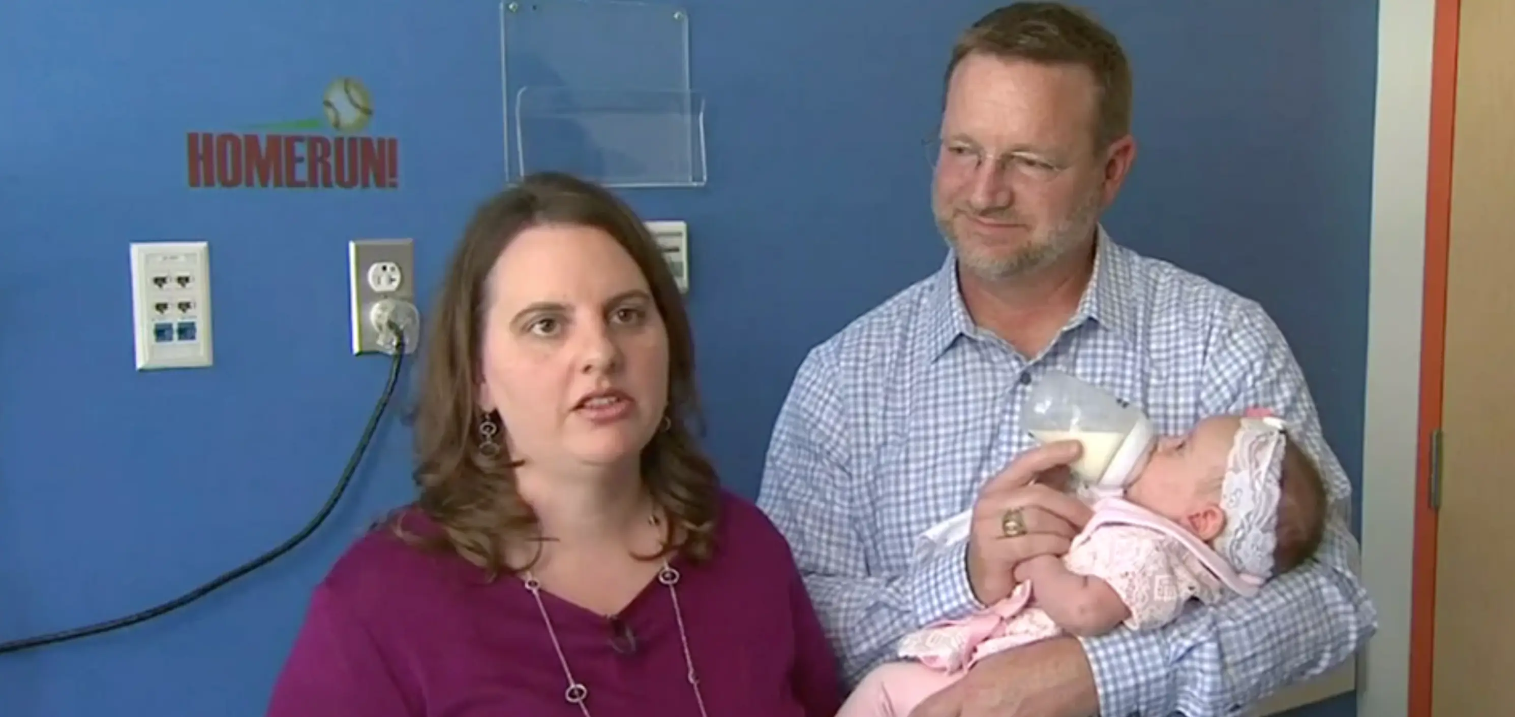 Margaret's brave decision helped to save Lynlee's life (BBC News)