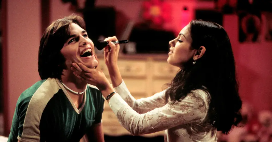Ashton Kutcher and Mila Kunis first met on the set of That 70s Show.
