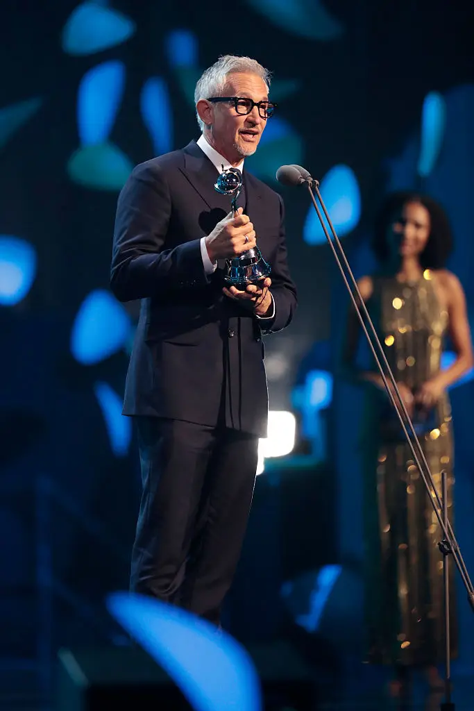 Gary Lineker acknowledged Ant and Dec in his speech (John Phillips/Getty Images for the NTA's)