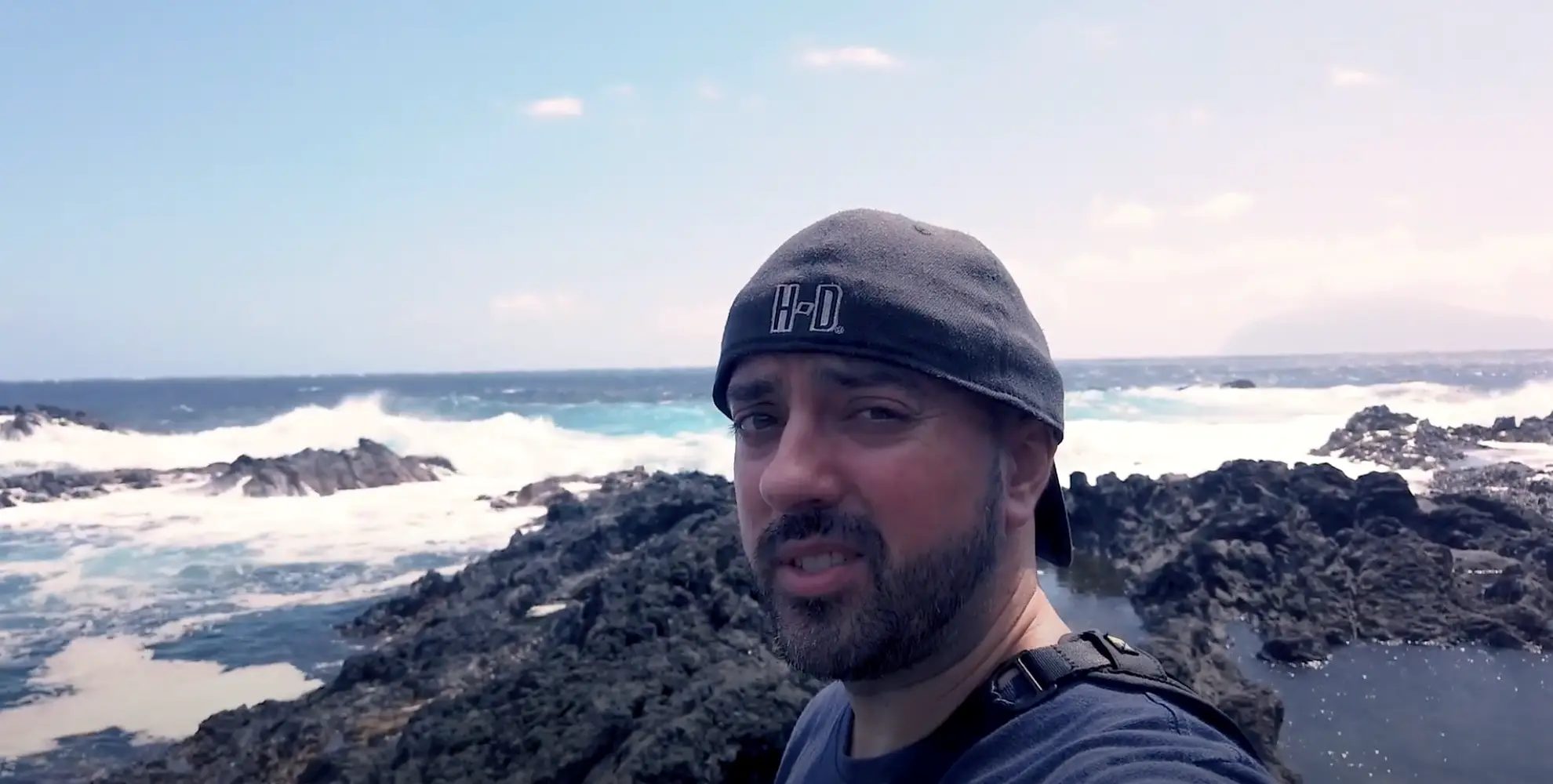 The travel YouTuber documented his visit to the island (YouTube/Josep Bautista)