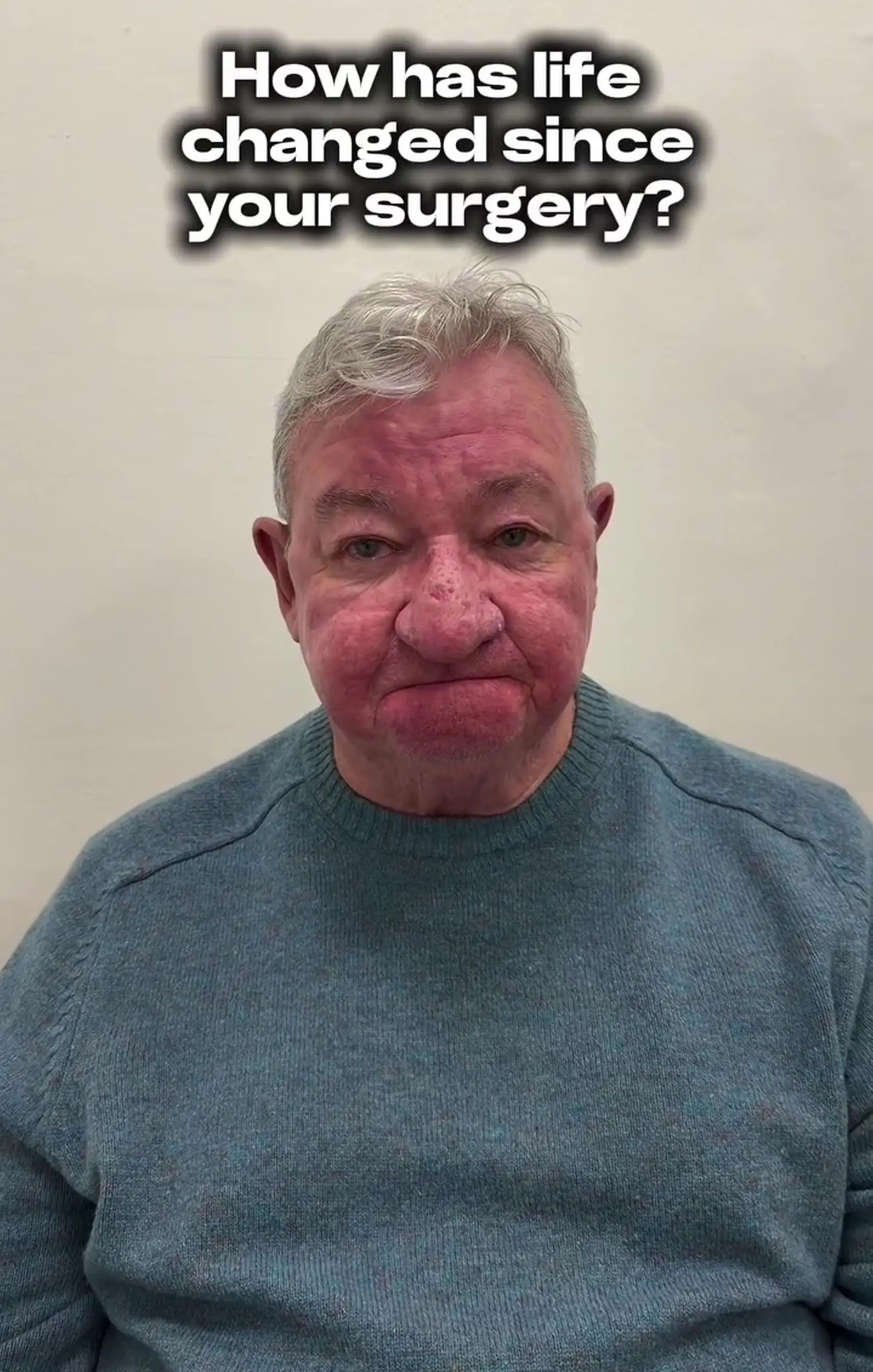 He has since been able to have surgery at a private clinic and said it had turned his life around (Kennedy News and Media)