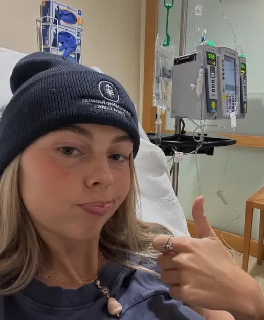 The TikTok star documented her chemo journey (Sydney Towle / Instagram)