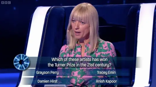 Sara Cox was selected by Toby to advise him on how to answer the question.