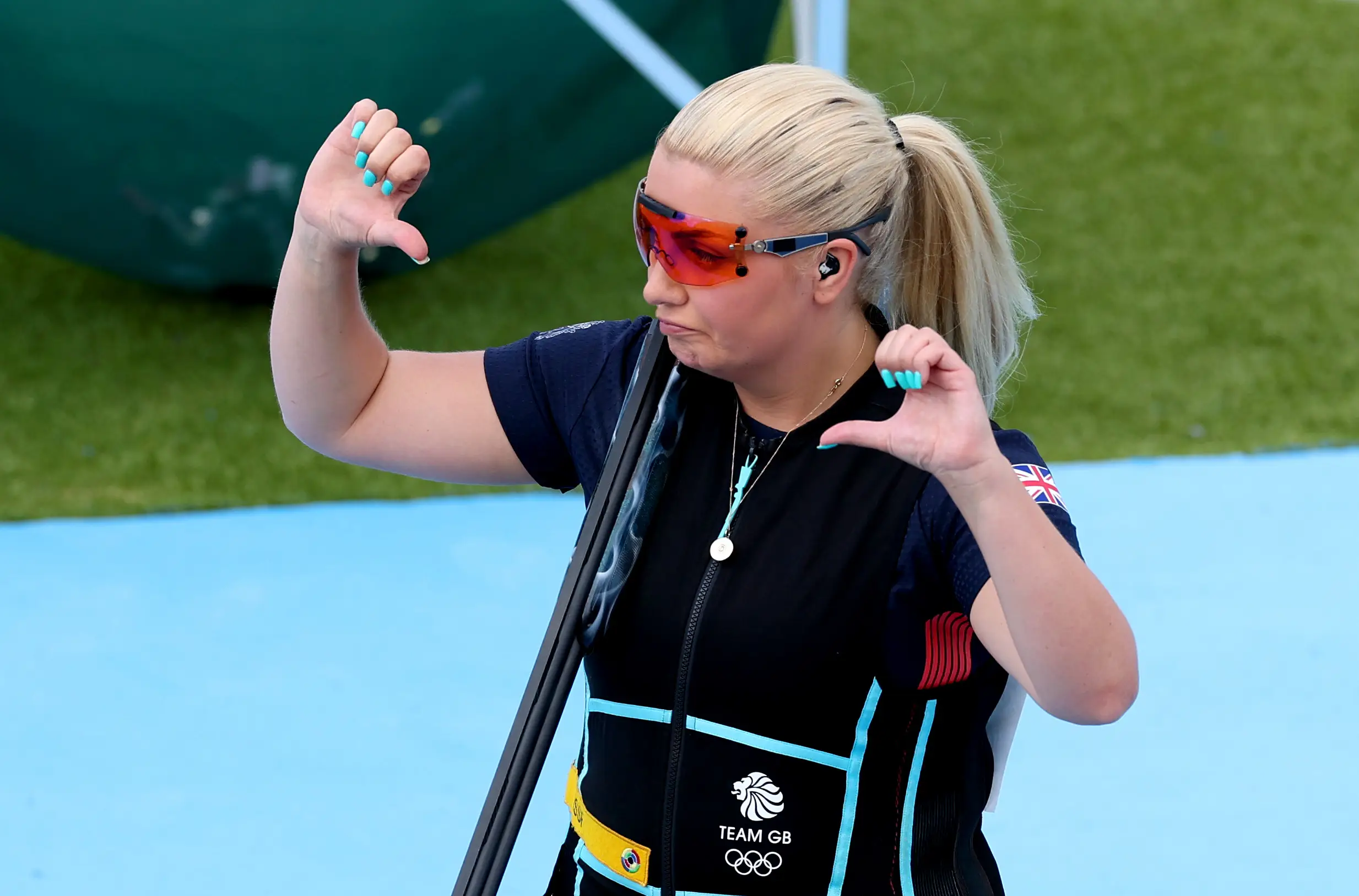 Fans reckon Amber Rutter was 'robbed' of a gold medal in Paris (Charles McQuillan/Getty Images)