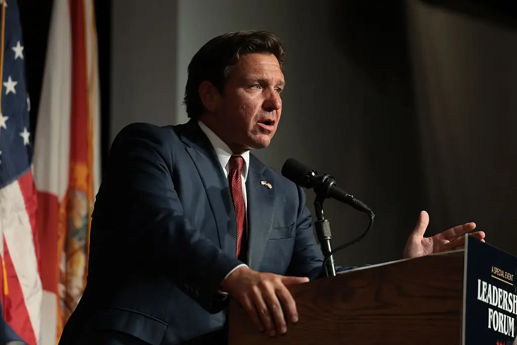 Florida governor Ron DeSantis has offered 'asylum' to the holdout juror following reports of past allegations against them (Joe Raedle/Getty Images)