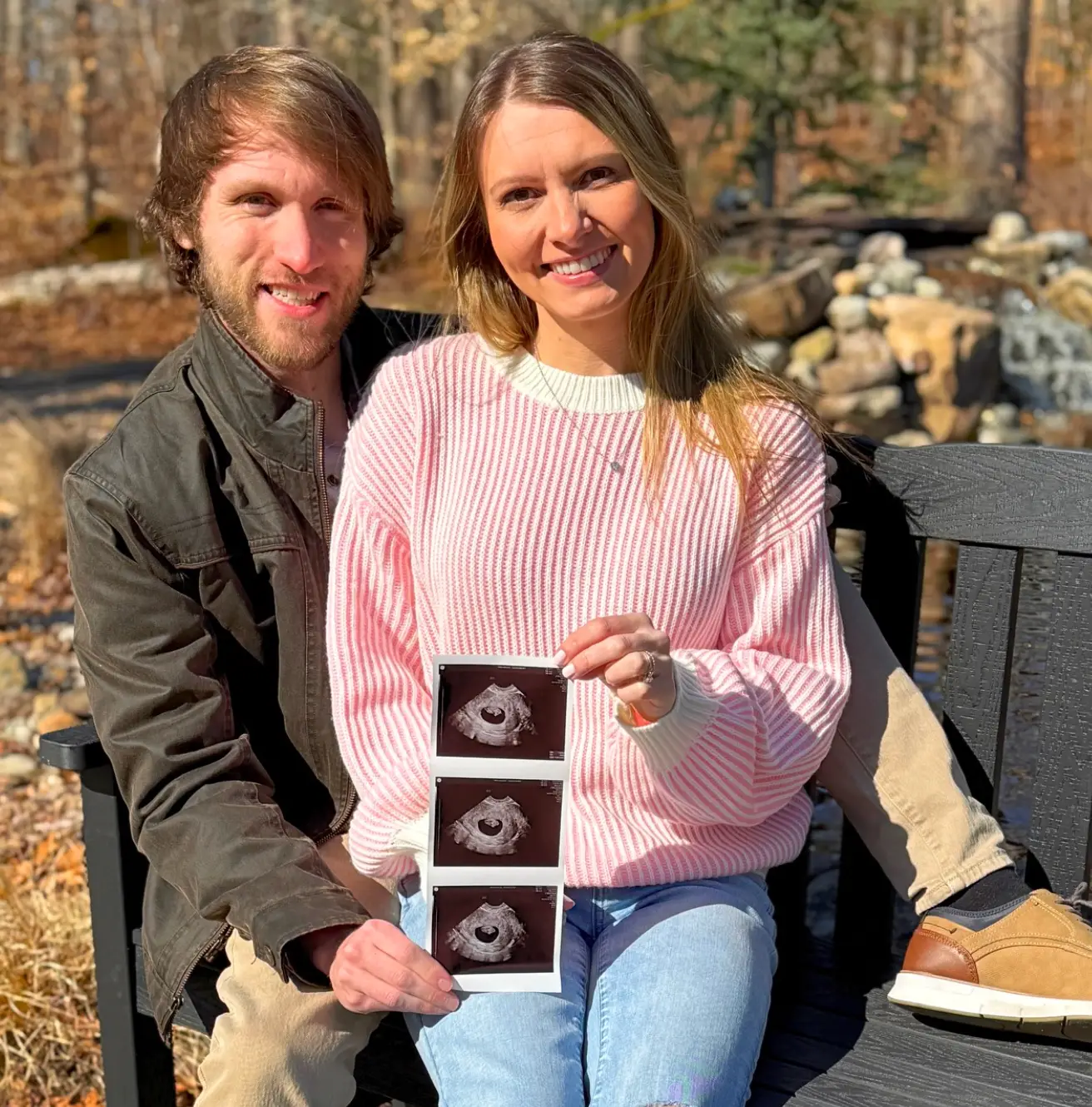 They made the 'very difficult decision' to terminate their pregnancy due to a foetal Down Syndrome diagnosis (Instagram/@mcjuggernuggets)