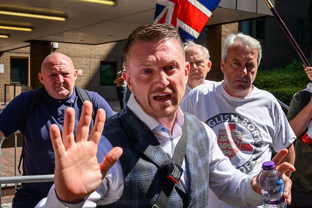 Tommy Robinson has pleaded with his fans to help cover his legal fees (Leon Neal/Getty Images)