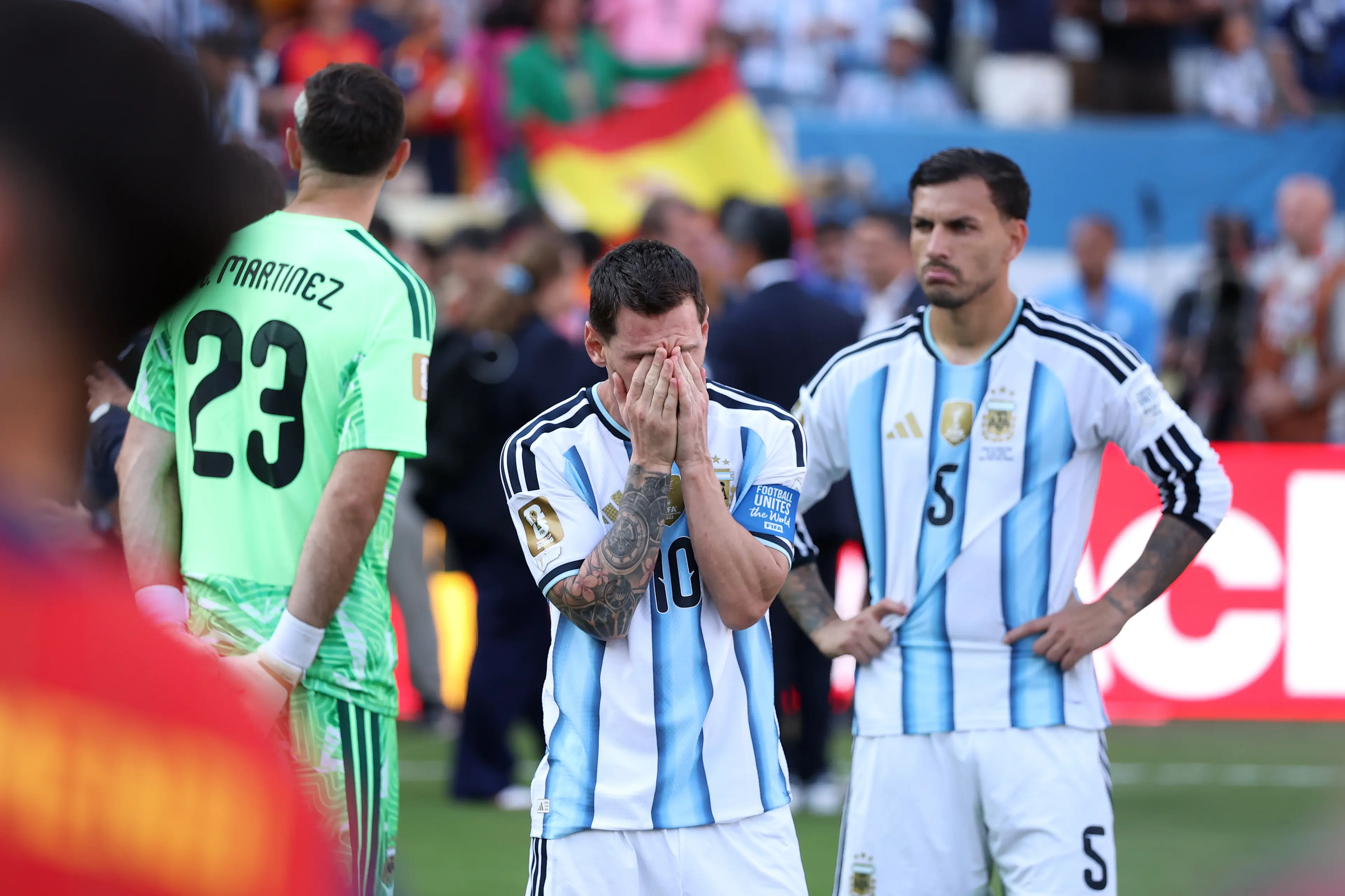 Messi said it’ll ‘take time to heal’ from the defeat (Michael Regan - FIFA/FIFA via Getty Images)
