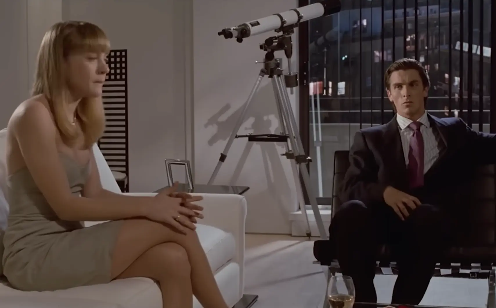 Chloe Sevigny and Christian Bale appeared together in American Psycho. (Lionsgate Films)
