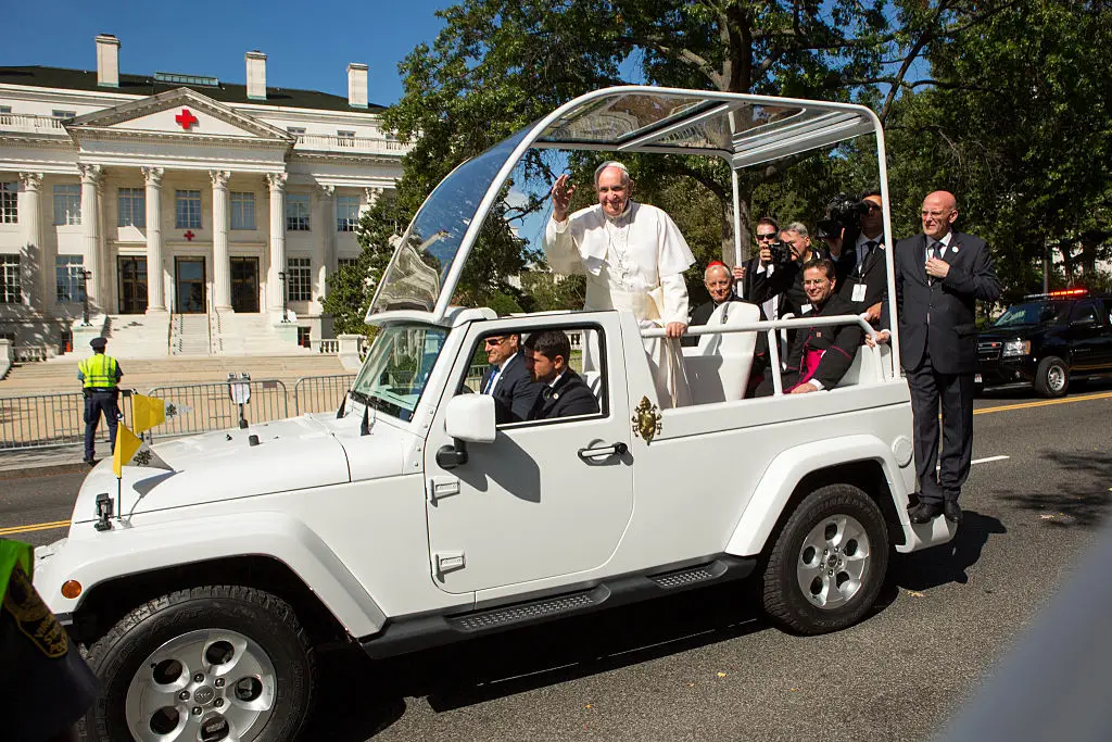 Pope Francis' final wish was to donate his 'popemobile' (Allison Shelley/Getty Images)
