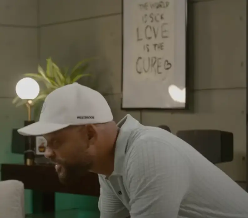 The artwork was in the background of Will's video.