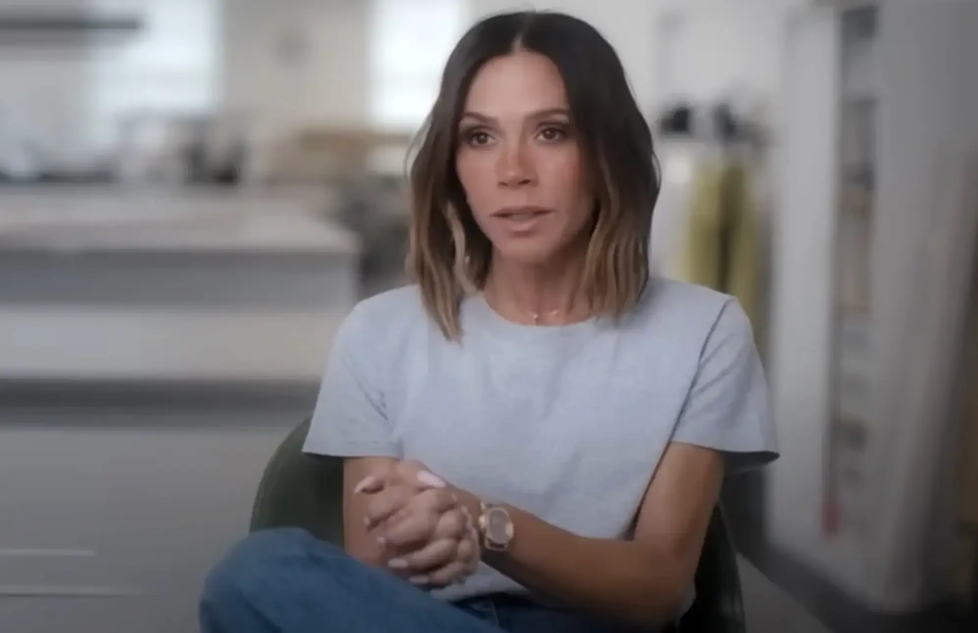 Victoria said she feels insecure in public, which can stop her from smiling (Netflix)