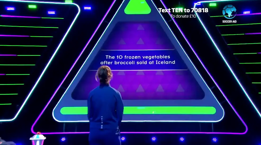 Viewers found the question about frozen vegetables in Iceland completely mind-boggling.
