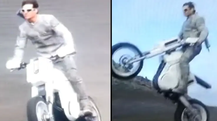 Tom Cruise was lucky to escape serious injury after being filmed f***ing up a stunt