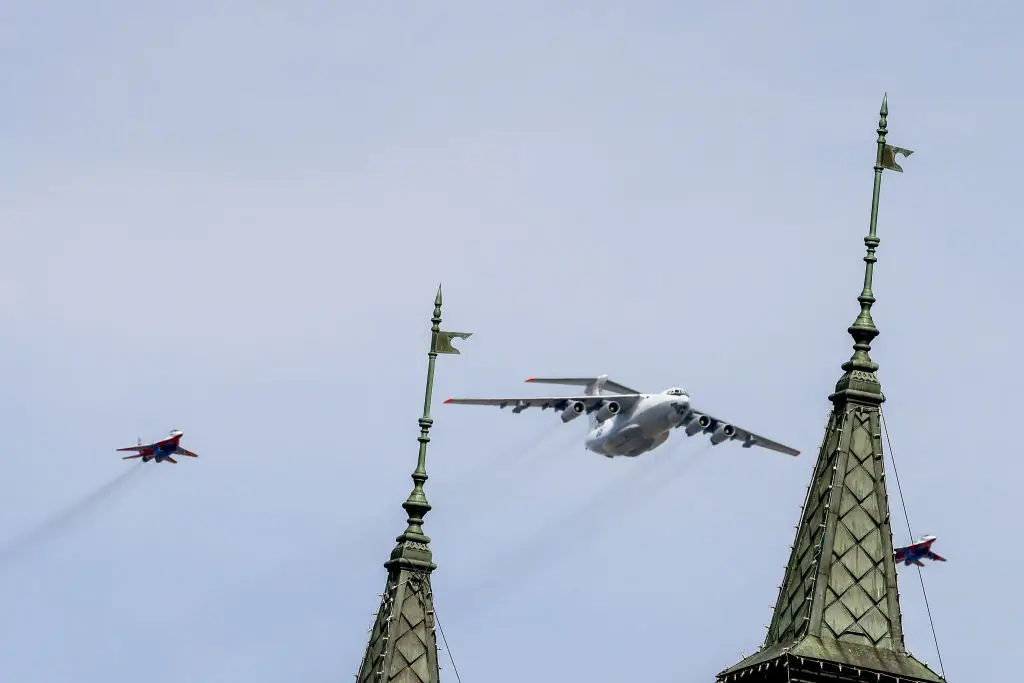 The plane is an Il-80 stuffed to the gills with special features (Sefa Karacan/Anadolu Agency via Getty Images)