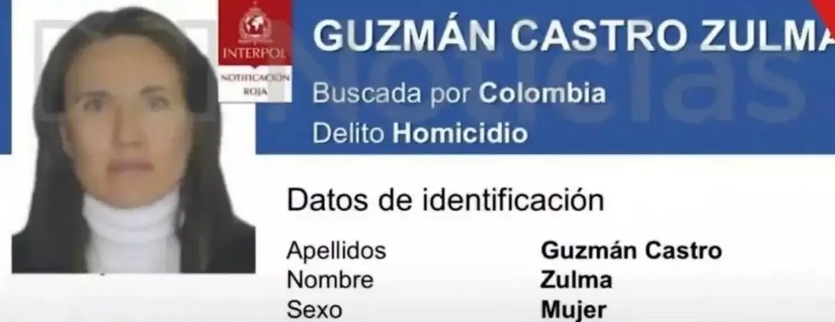 Zulma Guzman Castro is alleged to have poisoned the teenagers with the sweet treat (Interpol)