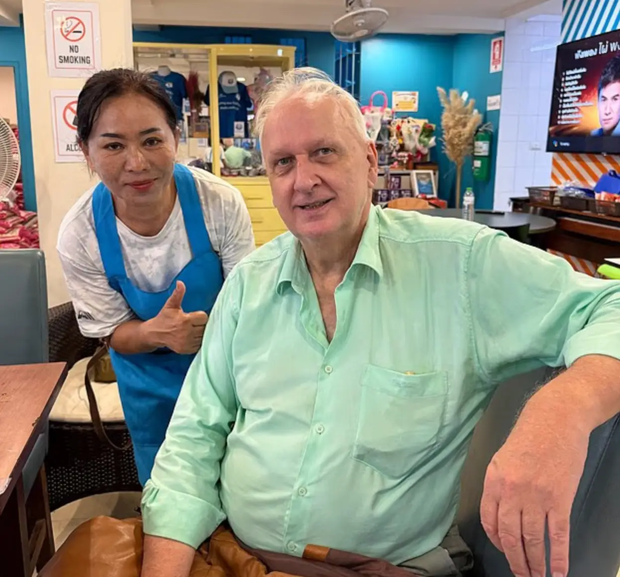 Simon Charles Hill fell victim to an online scam, which left him homeless in Bangkok (Viral Press)